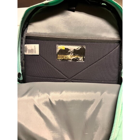 The North Face Borealis Backpack Monogrammed Mint Green Gray FlexVent - Picture 9 of 9